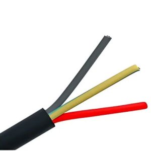 Finolex 1.5 SQMM X 3 CORE (FR) PVC INS. & SHEATHED COPPER FLEXIBLE CABLE BLACK - (50 Meters)