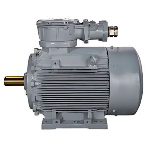 Bharat Bijlee 1.5KW- 2HP- 2Pole- IE2- FLP Type- 90L Frame- CI Body- B3 Mounting- TB Position TOP Motor