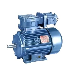 Bharat Bijlee 0.55KW- 0.75HP- 4Pole- IE2- FLP Type- 80 Frame- CI Body- B5 Mounting- TB Position TOP Motor
